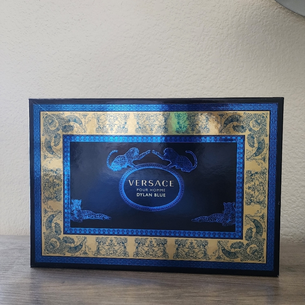 EMPTY Versace Pour Homme Dylan Blue Display Gift Box